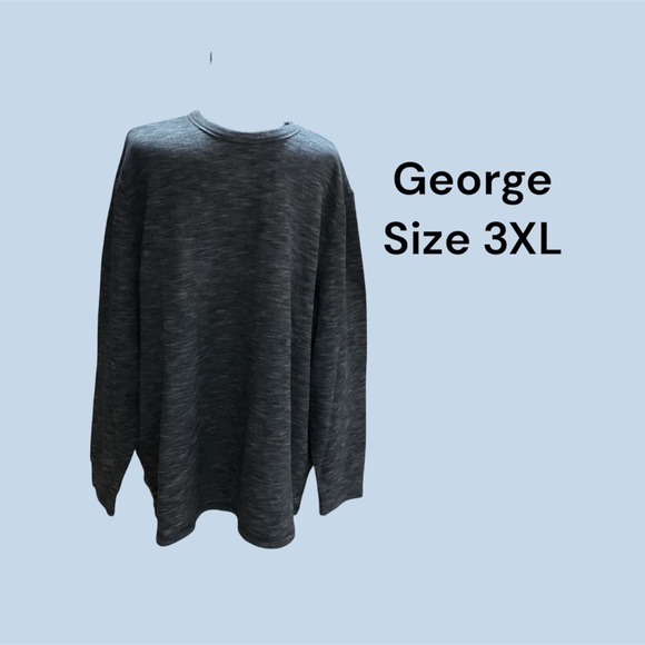 GEORGE MENS LONG SLEEVE SHIRT SIZE 3XL VERY GENTLY WORN - Picture 1 of 3